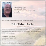Todesanzeige Felix Richard Locher